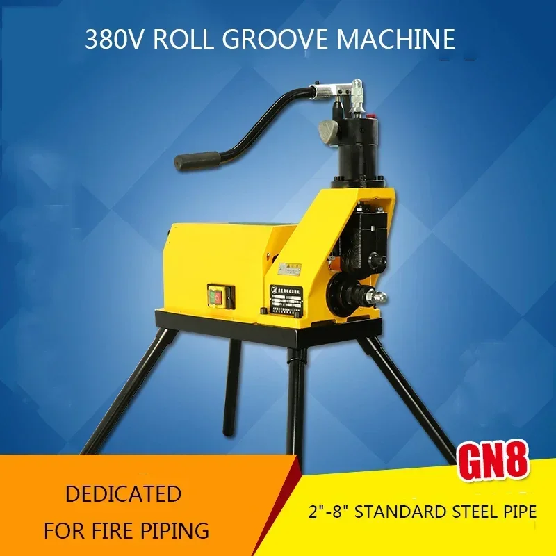 

GN8-50-219 Electro-Hydraulic Unit - 380V/220V Iron & Stainless Steel Pipe Grooving Rolling Tapping Tool