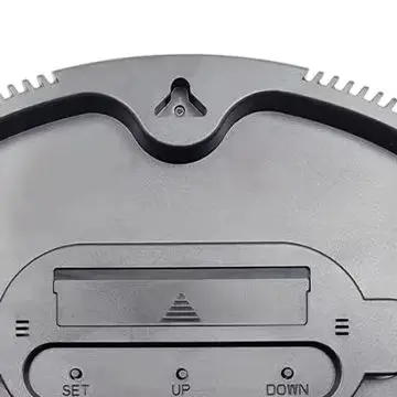 21 Key Remote Controlled Large Screen Clock with Time Date Temperature Humidity and Weather Display for Convenience