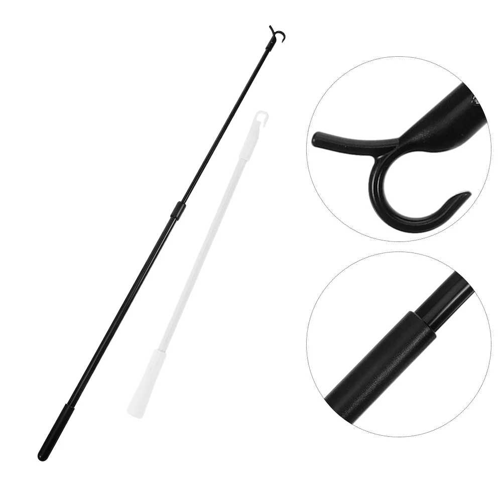 

2pcs Blind Opener Wand Replacement for Cordless Blinds Honeycomb Blackout Shades Universal Aluminum Alloy Telescopic Window