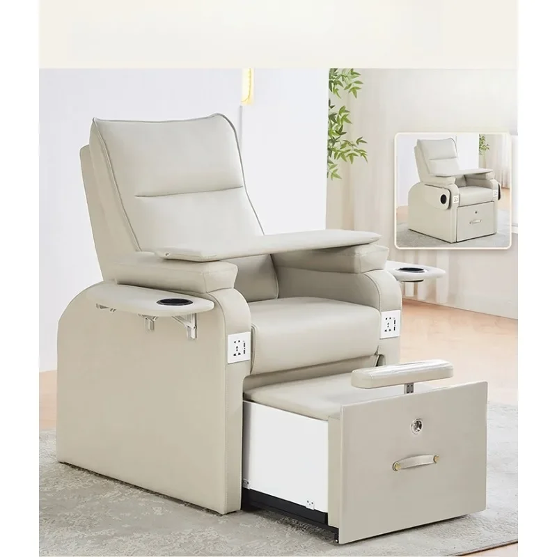 Beauty salon special manicure and eyelash sofa foot chair, multi-functional foot massage chair, foot washing and nail making foo