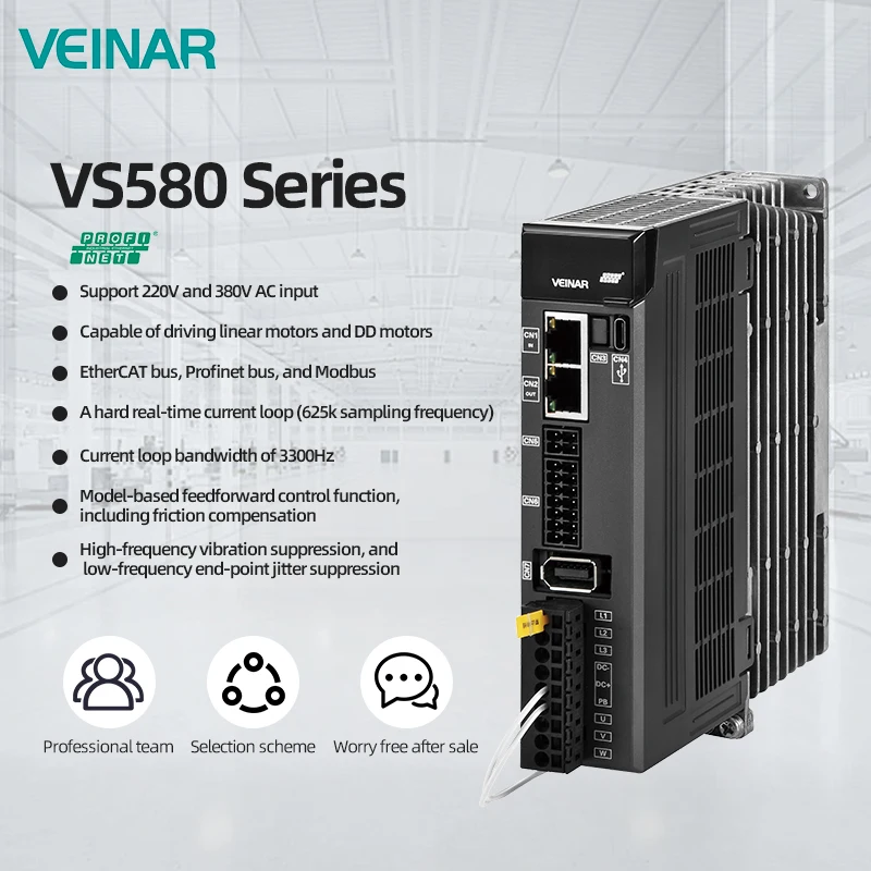 Industrial-Grade 750W 220V Servo Motor Controller for Linear Motors | 4.5A Single-Phase Driver