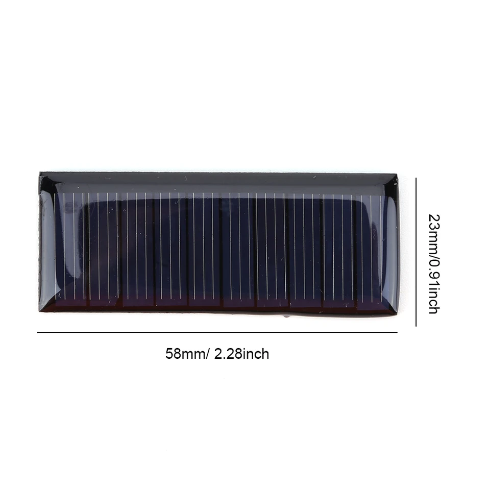 Mini Panneau Solaire 3V 50mA – 0,15W, Idéal Pour Petits Systèmes D’éclairage !