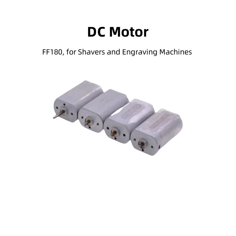 Ff/Fp180 Motor: For Electric Shavers, Engravers & Hair Clippers. DC Voltages: 1.2V, 2.4V, 3V, 3.7V, 6V, 12V