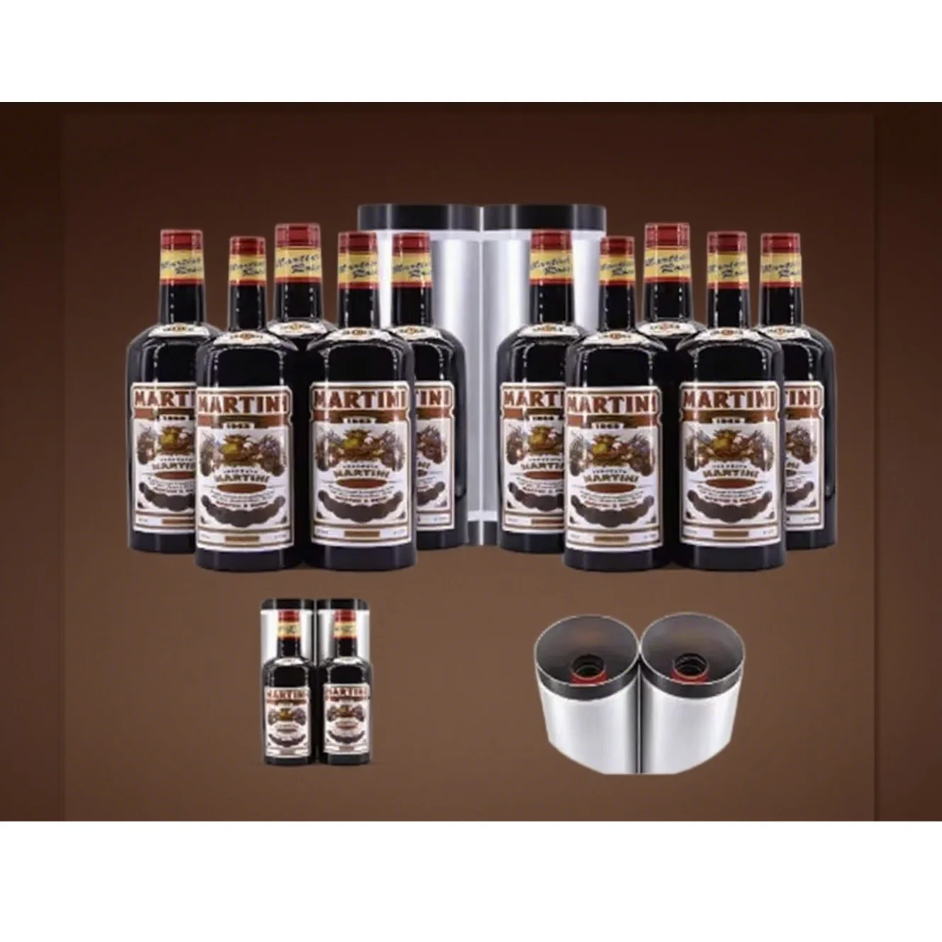 Bottiglie multiplicatrici 10 bottiglie Trucchi magici neri Stage Magie Magia Mentalismo Illusione Trucco Puntelli