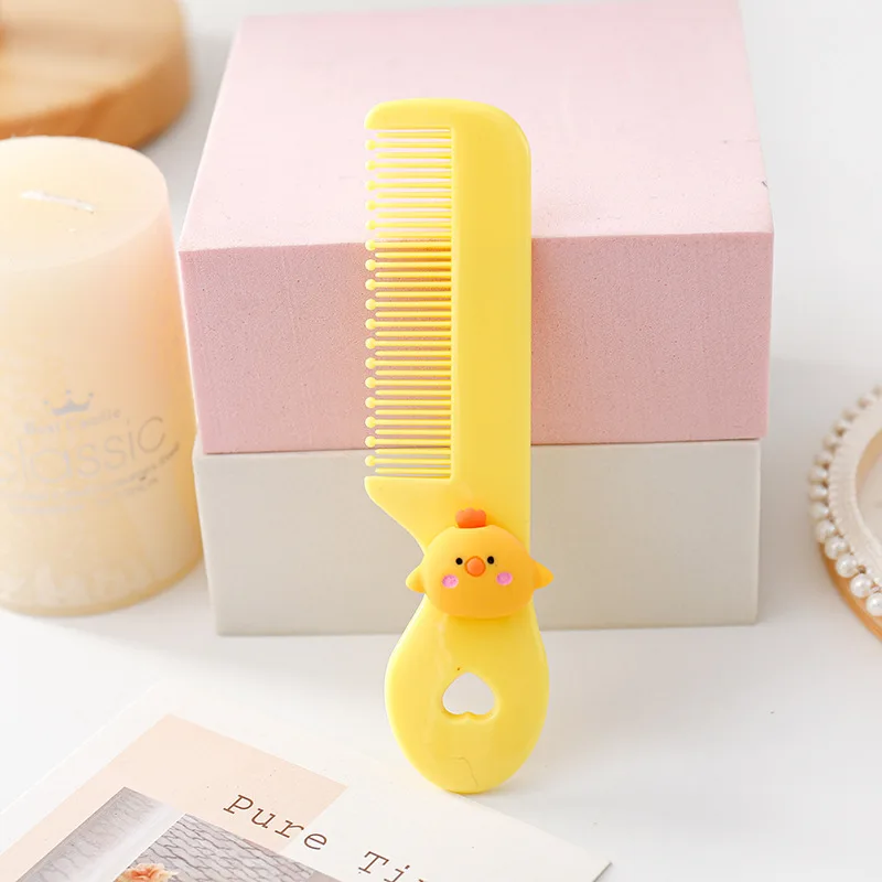 1pc Cute Mini Combs for Baby Girls Boys Cartoon Animal Floral Hair Brushes Kids Children Korean Styling Tool Protable for Travel