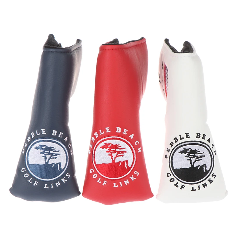 High Quality 1Pc America Flag Pebble Beach Golf Putter Head Cover Blade Putter Cover