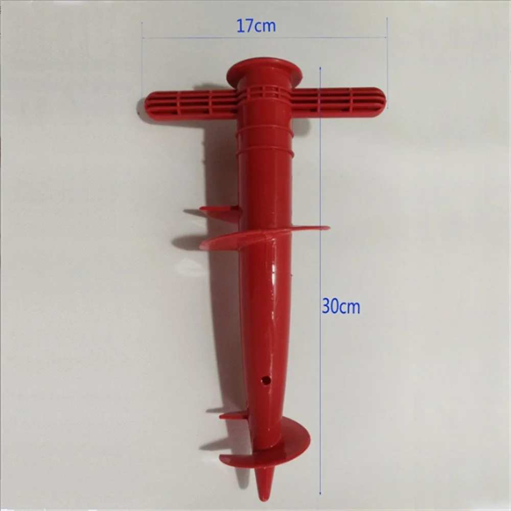 1PC Umbrella Base Adjustable Plastic Sun Beach Patio Sand Ground Fixing Tools Anchor Stand Spike Auger Keep Holder Garden Access