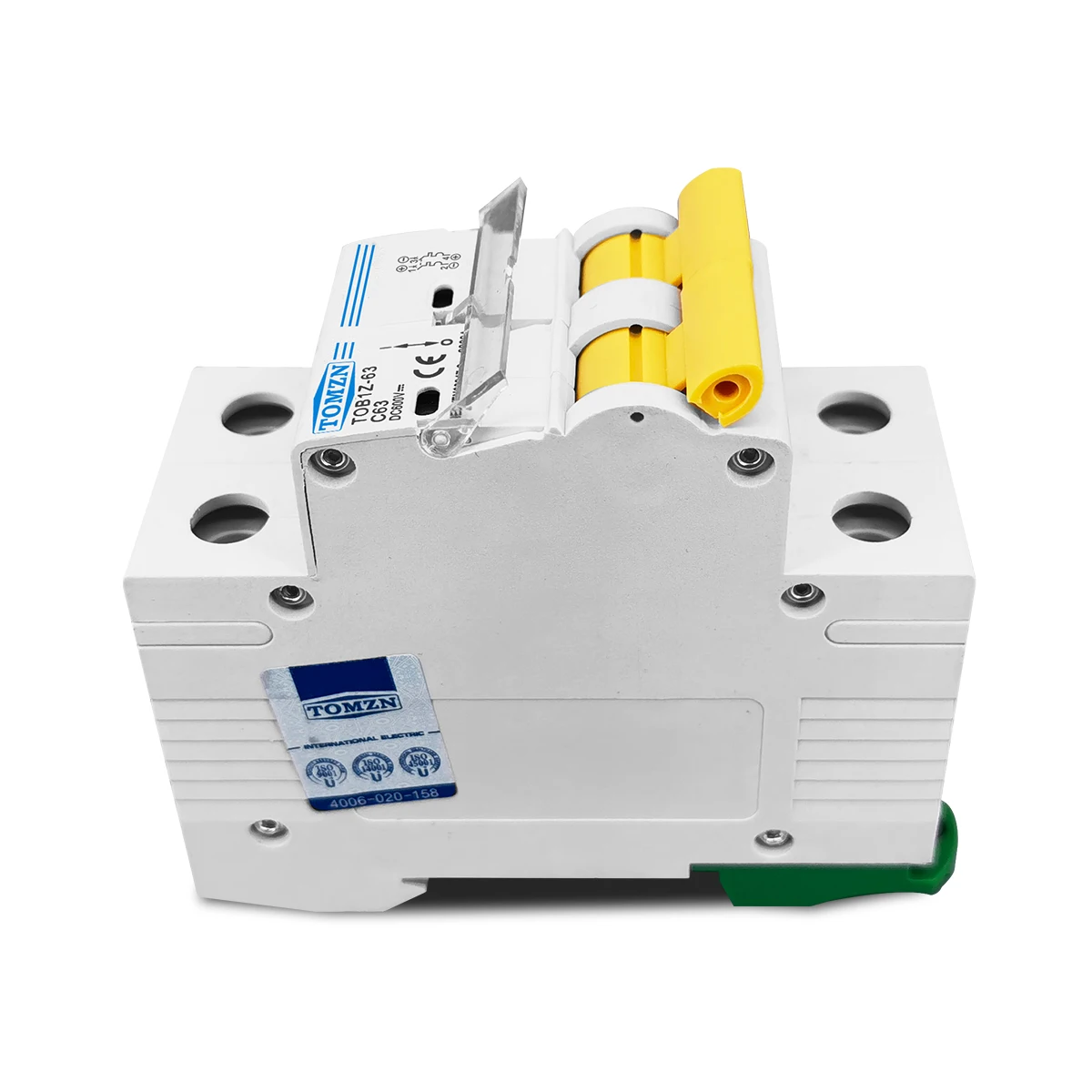TOMZN 2P DC 600V 3A 6A 10A 16A 20A 25A 32A 40A 50A 63A Circuit Breaker MCB C curve single pole direct-current fuse for PV