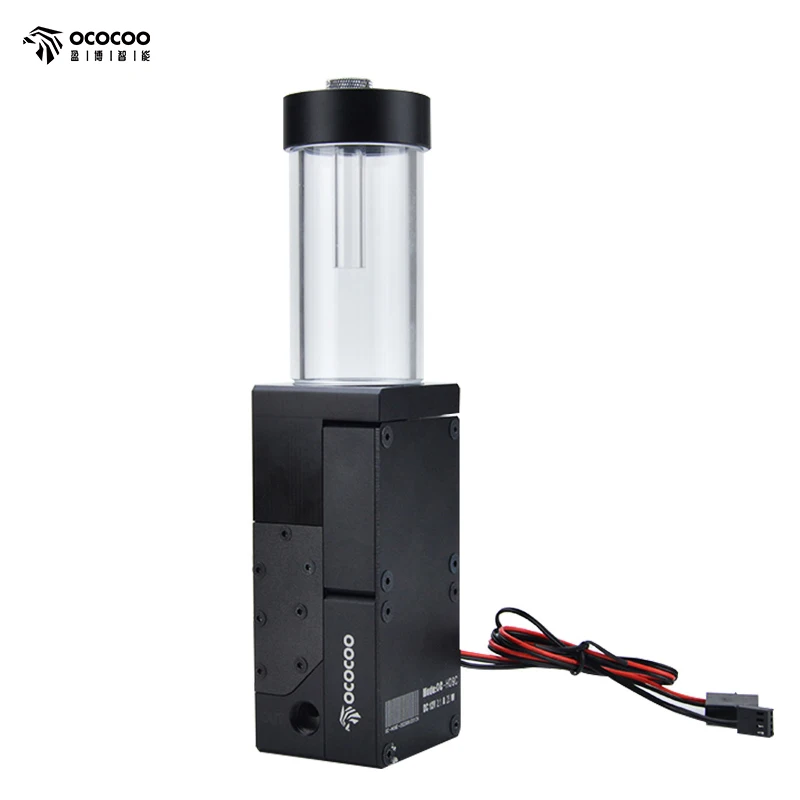 OCOCOO Pump And Reservoir Combo PWM Speed Control Using For Computer Water Coolinng System POM+PPS+Acrylic DC12V 28W OC-H09C