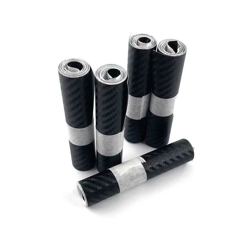 

Nano Carbon Fiber Car Stickers DIY Paste Protector Strip Auto Door Sill Side Mirror Anti Scratch Tape Waterproof Protection Film