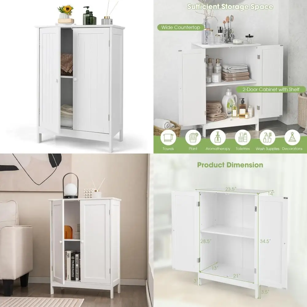 

Двухдверный деревянный шкаф для хранения вещей для использования в помещении, 23,5 x 14 дюймов