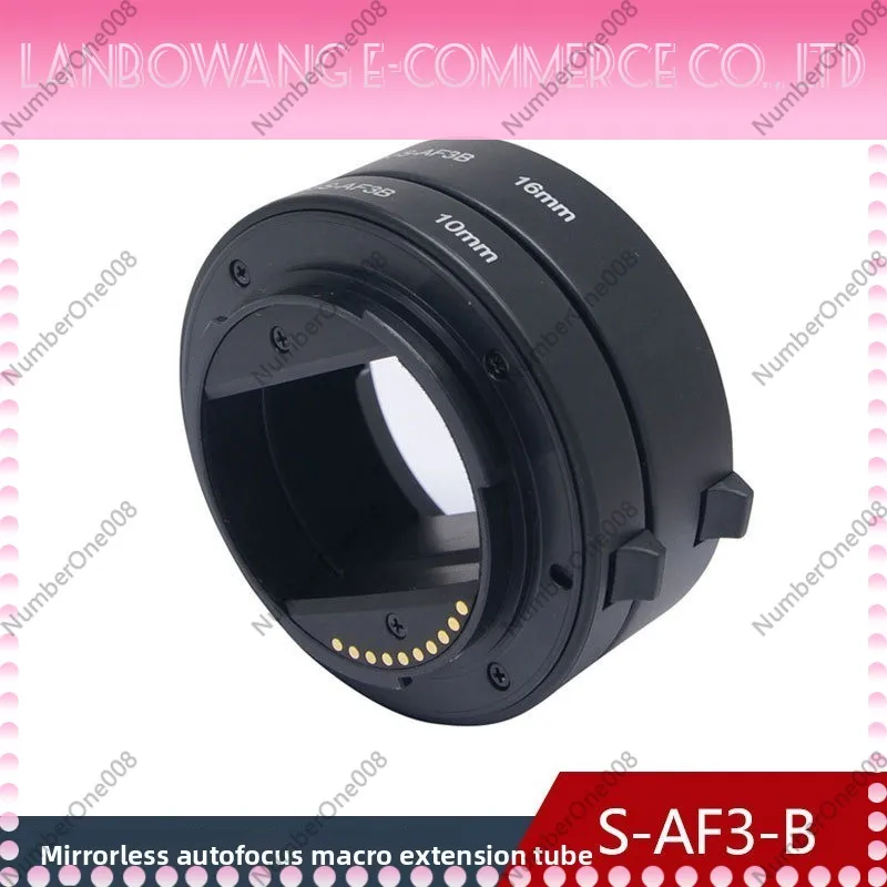 For Meike MK-S-AF3B Auto Focus Macro Extension Close Up Adapter Ring for Sony E FE Mount Mirrorless Camera view 2