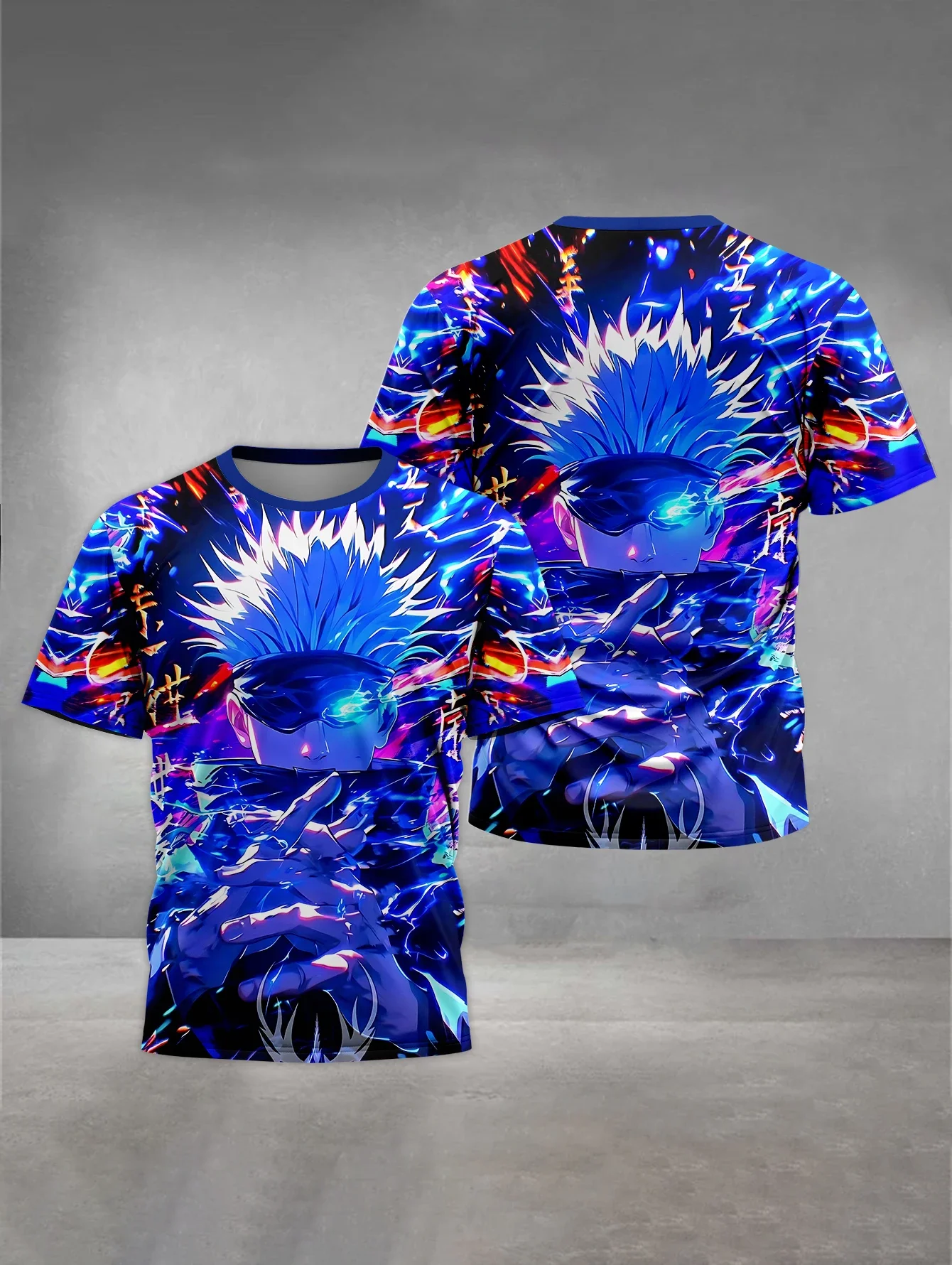 

Jujutsu Kaisen Satoru Gojo3D Men's Printed Coat Comfortable Quick-drying T-shirt for Boys and Girls