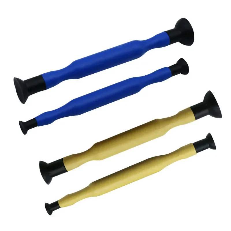 2 Pcs Valve Lapping Sticks Plastic Grip with Suction Cup for Auto Motorcycle Cylinder Engine Valves dust Grinding tool