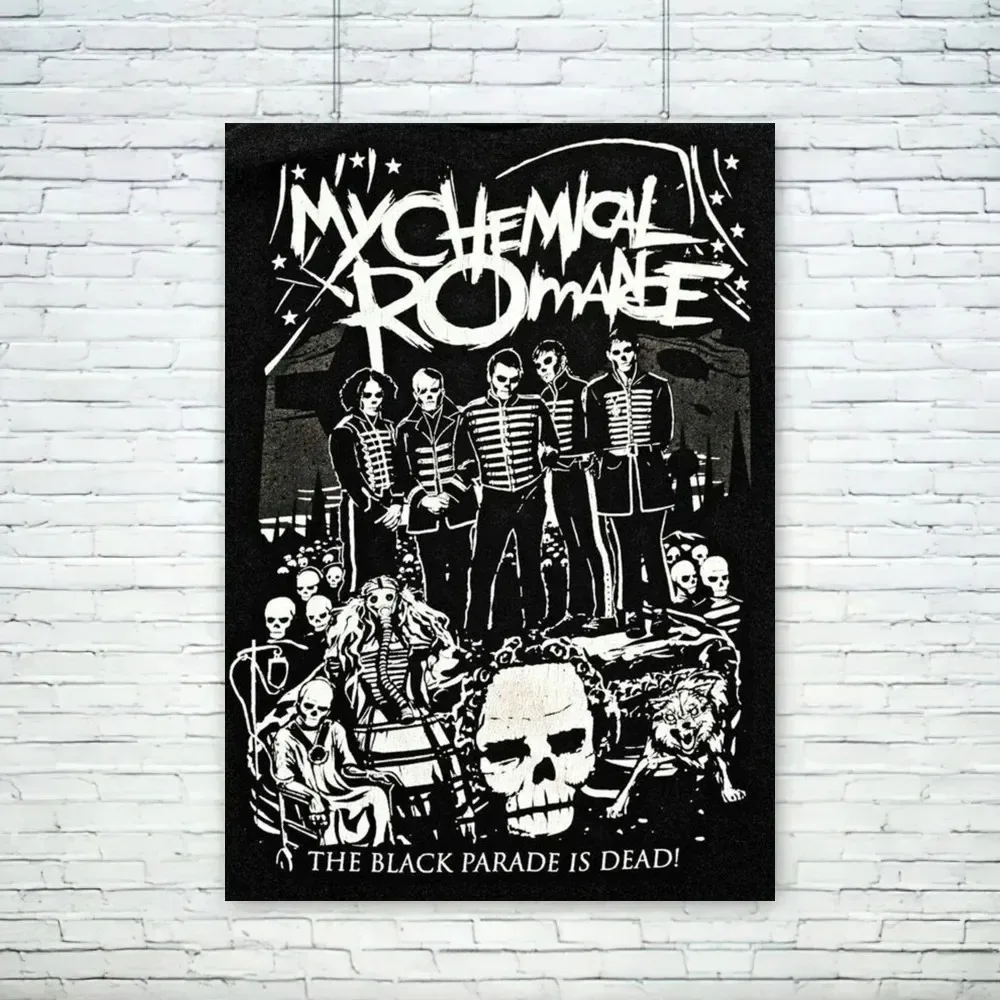 My Chemical Romance Band Poster Wall Pictures For Living Room Fall Room Decoration Canvas Painting