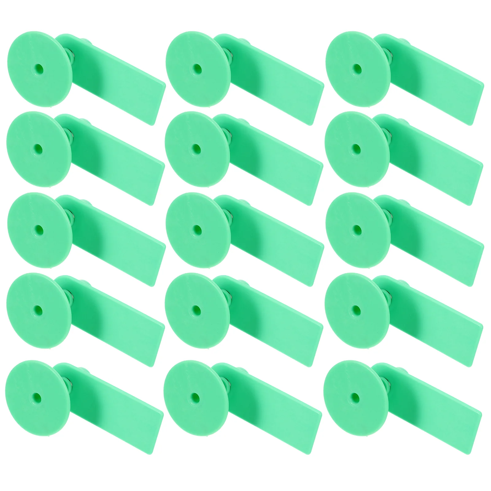 100 Sets Blank Livestock Ear Tags Animal Goat Signs Veterinary Supplies Label Without Number