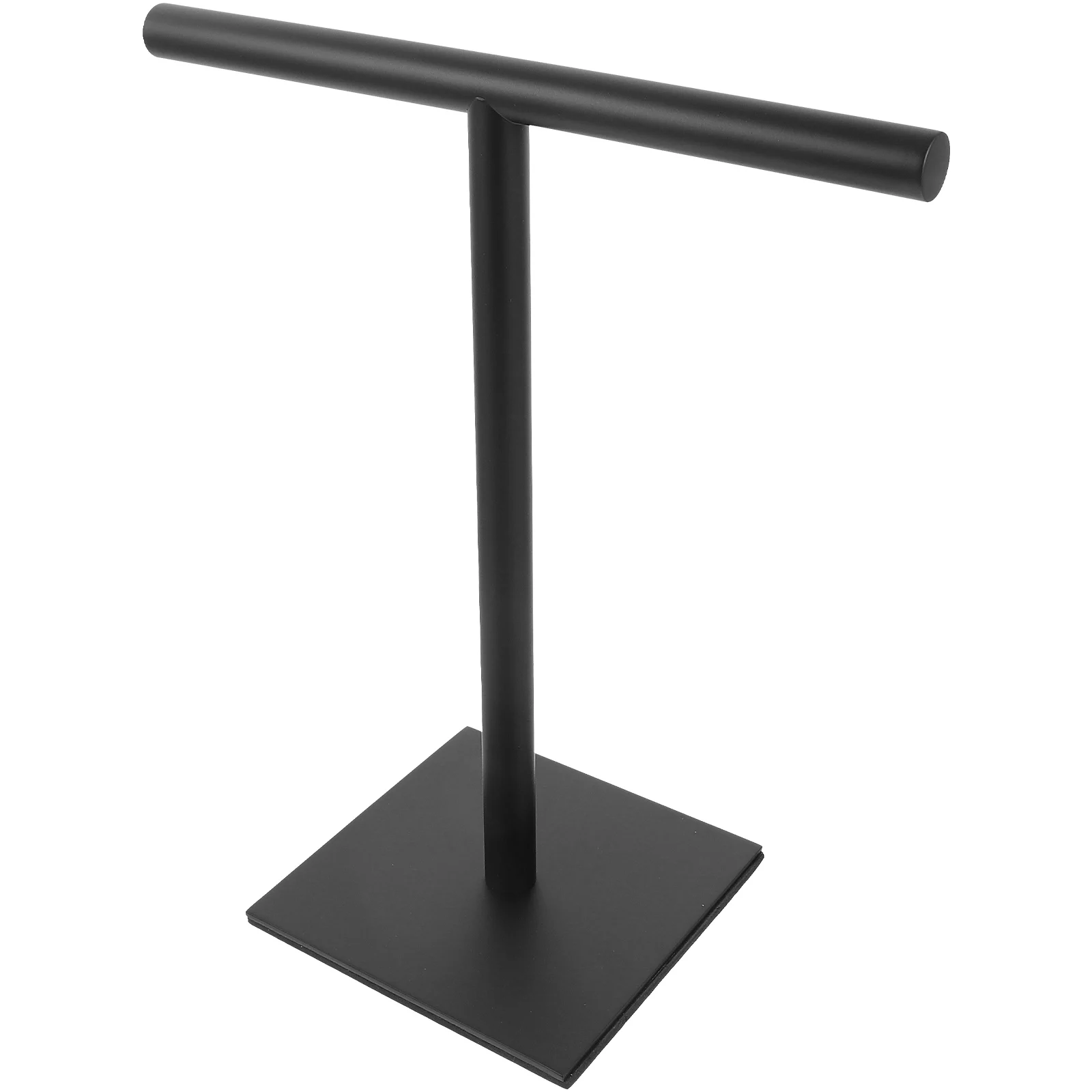 

Stainless Towel Rack Vertical Stand Black Space Saving Countertop Bathroom Kitchen Holder T-shaped Base