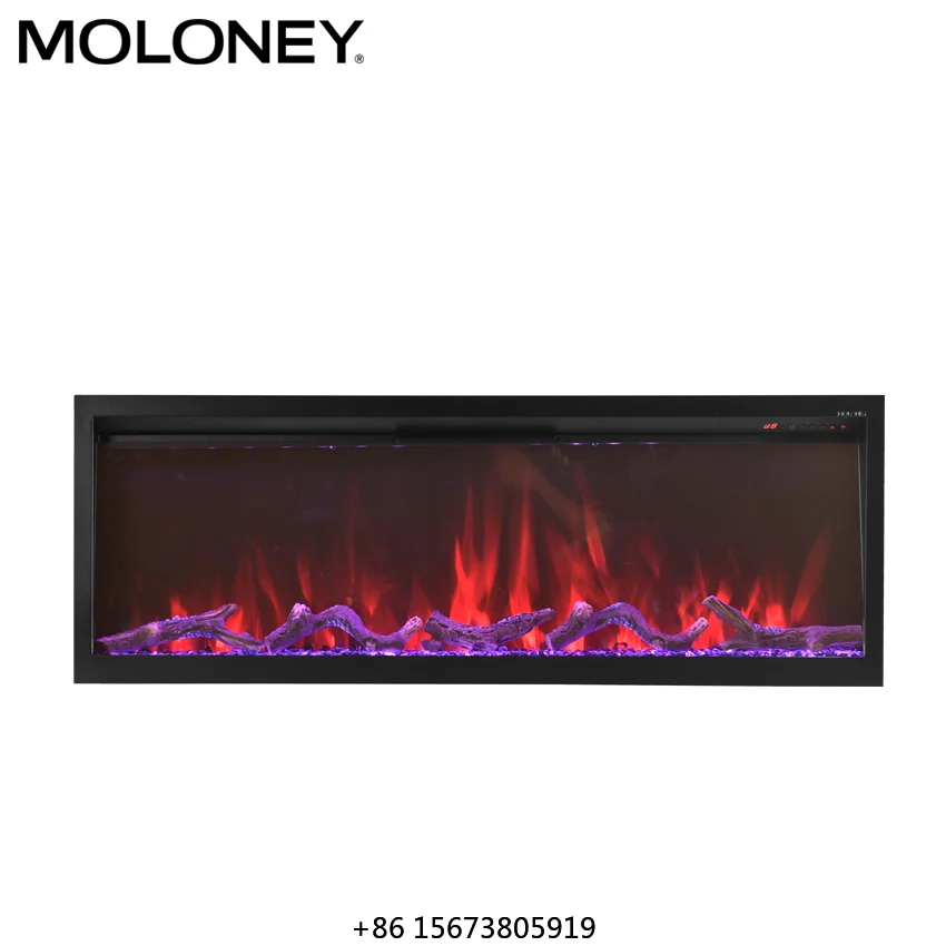 Led Simulated Flame Power Adjustable Furniture Heater French Style Decorative Electric Fireplace