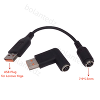 7.9 x 5.5 mm Female Dc Power Supply Adapter Converter Laptop Power Jack Connector C for Lenovo Yoga 3 4 700 900 Notebook Charger