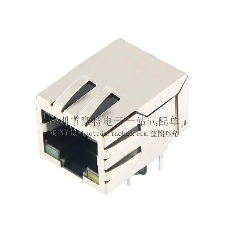 2pcs/ New original imported genuine J00-0065NL RJ45 network interface with light with filter network port connector