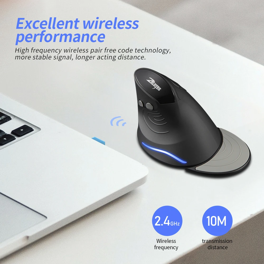 ZELOTES F-17 6 Keys Ergonomic  - đánh giá và giá Ergonomic Mouse Vertical