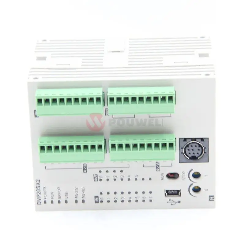 DVP20SX211R Delta Industrial Controller Compact Programmable Logic Module 20 IOs Relay Output Metal/Plastic 5x10x10cm