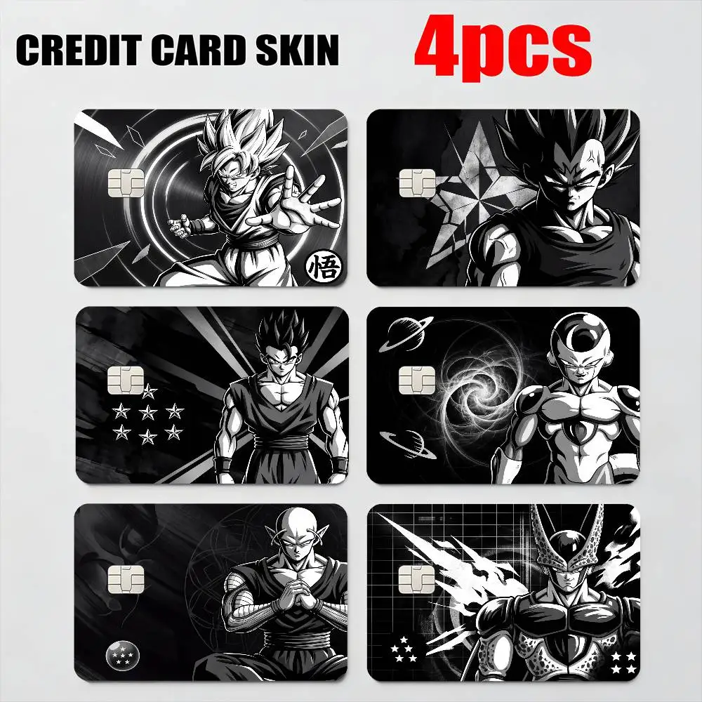 

MOTO stickers DRAGON BALL SON GOKU Prince Vegeta Card Skin Sticker For Debit Credit Card
