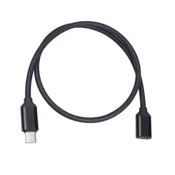 Sturdy Type-C Extension Cable  USB 2.0 0.5/1/1.5m Extender Cord  Type-C Male to Female Data Charging Extender Cord