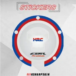 Motorcycle accessories 3D carbon fiber fuel tank cover waterproof decorative protective stickers suitable for HONDA CBR HRC