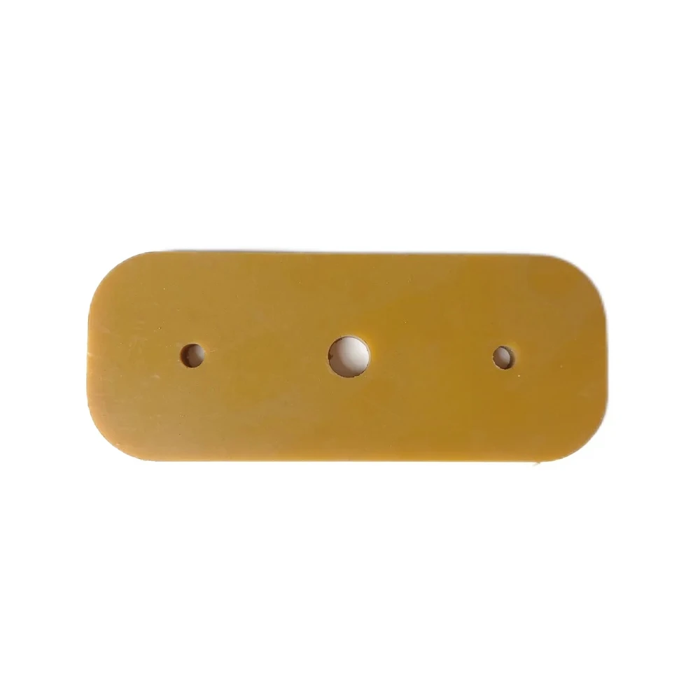150*60 Escalator Guide Slider Escalator Step Transmission Strip Parts Yellow L 150mm W 60mm Thickness 8mm