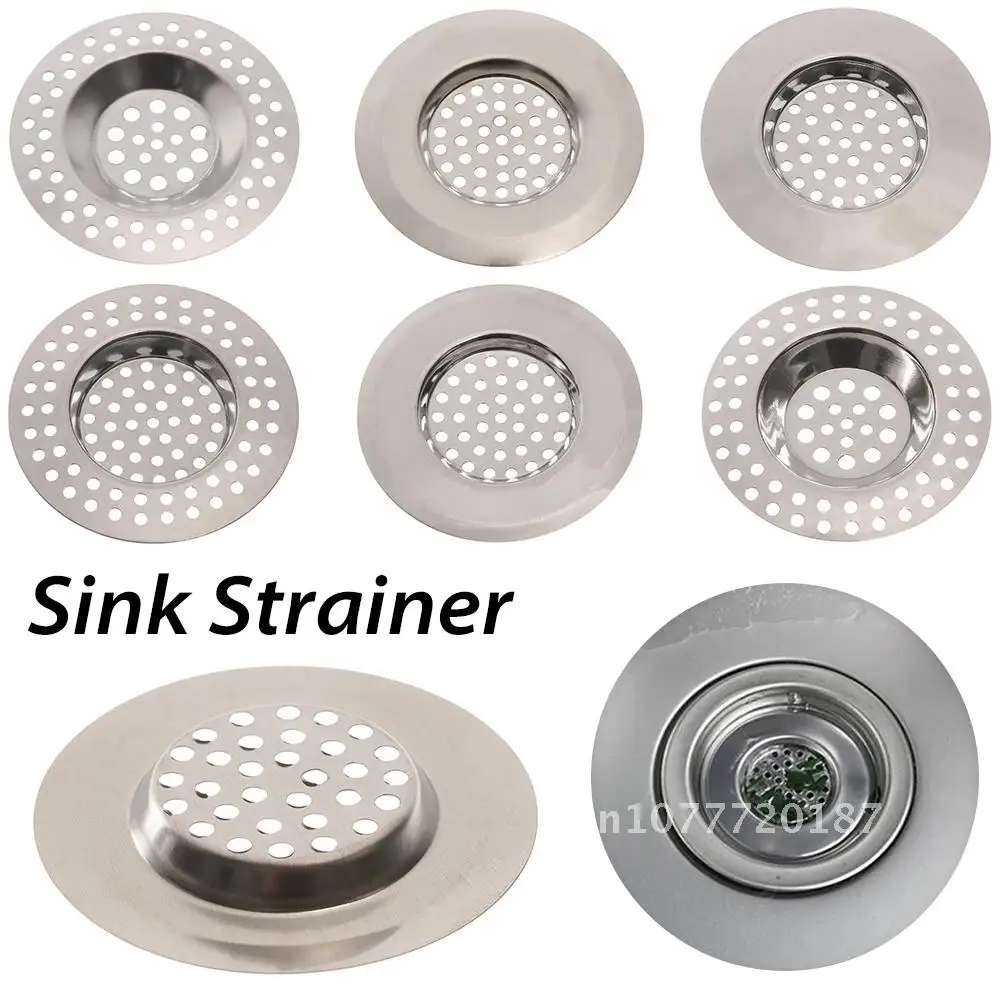 

2PCS Filter Drain Basin Bath Kitchen Sink Strainer with Large Wide Rim Catcher Cover Cap Plug