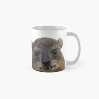 Rock Hyrax Face Classic  Mug Gifts Cup Coffee Drinkware Simple Picture Handle Round Design Printed Image Photo Tea