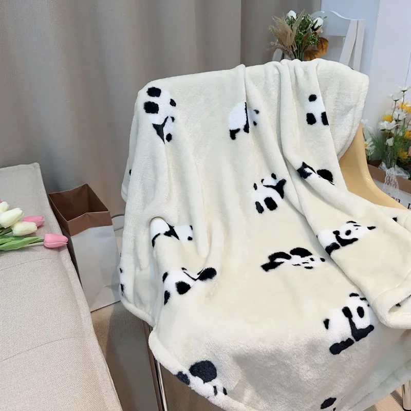 Cinnamoroll Sanrio Cute Coral Plush Blanket Office Home Lounge Chair Blankets Fashion Cartoon Soft Aircondition Printed Blankets