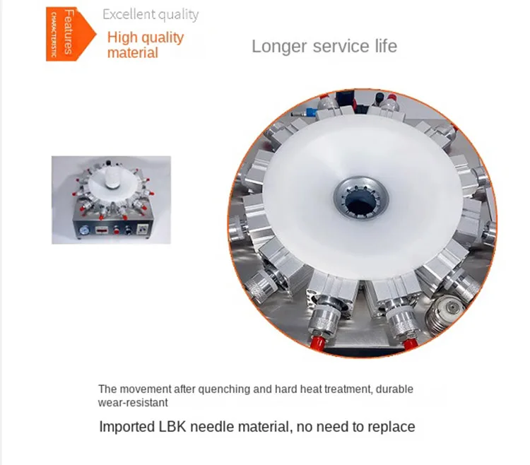 2025 Hot Sale12 Needles   AutomaticLED Bulb Lamp Head Locker Bulb Lamp Crimping Machine Bulb Holder Locking Clamping