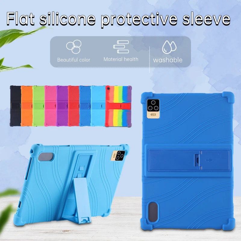 

For HTC A103 10.1 inch 2023 Protective Cover Tablet Shockproof Case Soft Silicone Adjustable Stand Shell 10.1 tablet