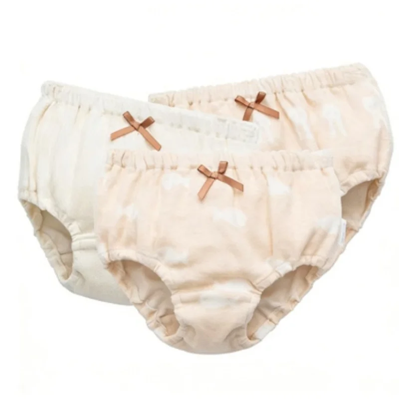 Large Size No Trace Bread Pant ABDL Adult Bow Bloomers Briefs Thin Thick Colored Cotton Medium High Waist Triangle Underwear﻿﻿