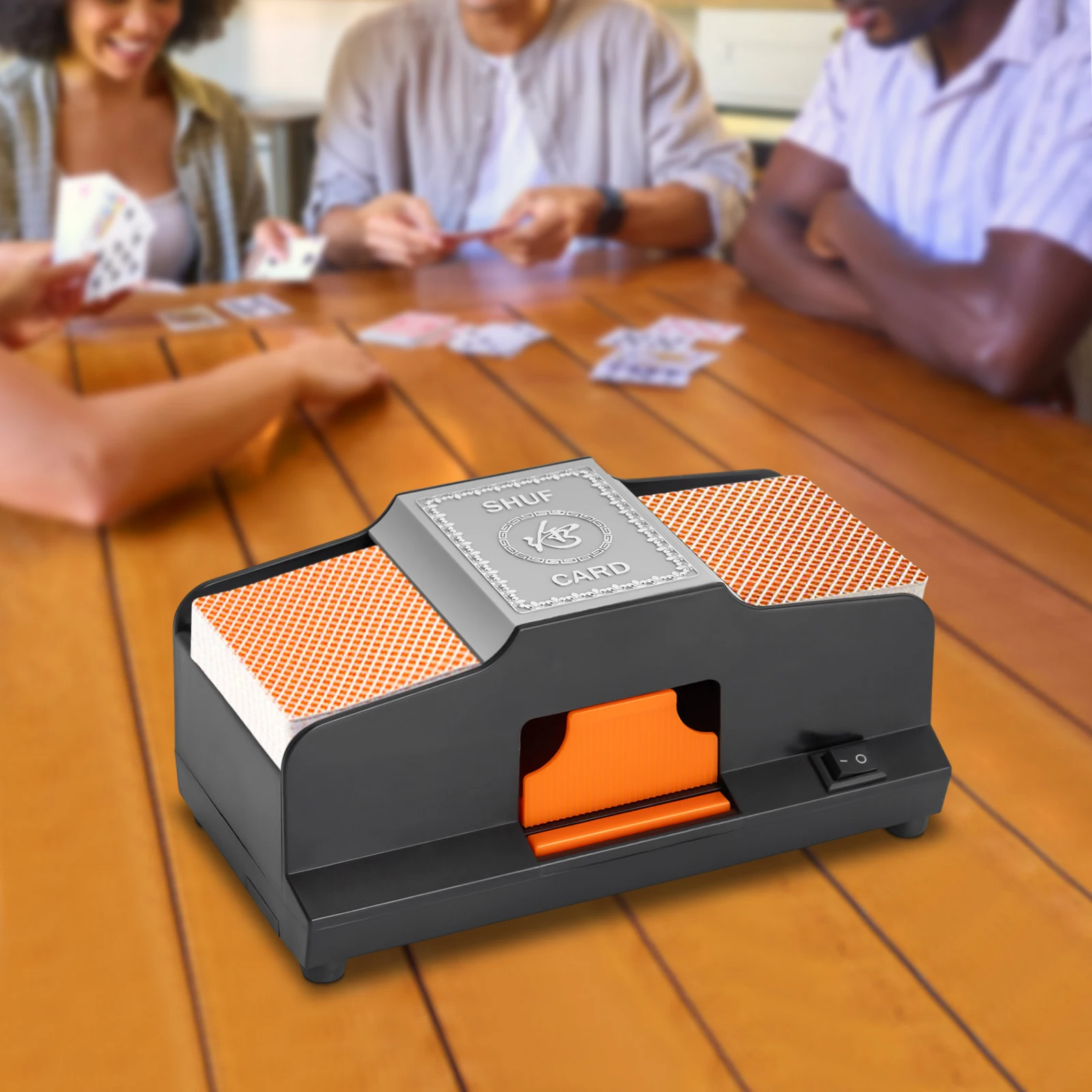 Macchina Shuffler Poker Shuffler per carte automatica/manuale per carte 2 mazzi di porta carte con due modalità di alimentazione per carte di dimensioni Standard