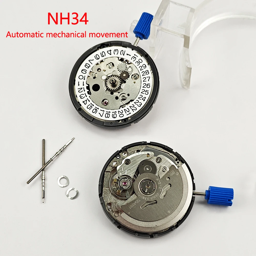 NH34 Automatic Mechanical Movement Japan Original Parts Modified Mechanical Watch Movement Genuine 24 Gem Mechanism