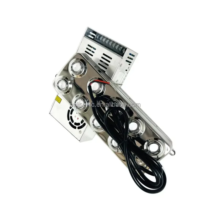 

350W Stainless Steel Fogger Industrial Piezoelectric Ultrasonic 10 Heads Mist Maker Humidifier