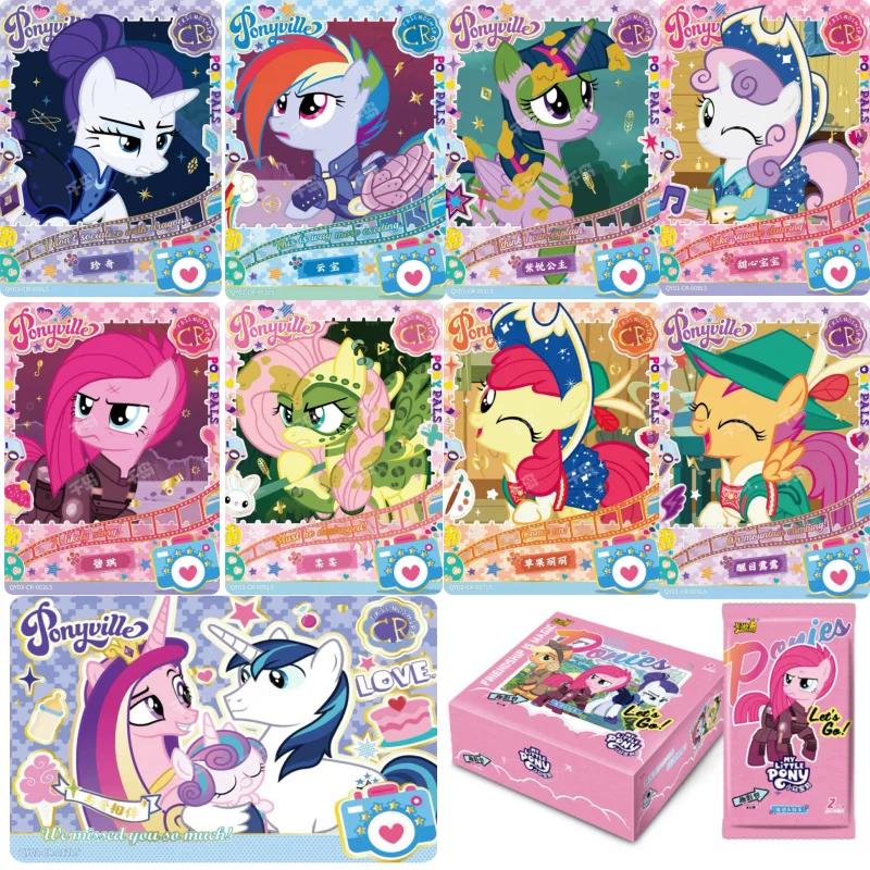 

KAYOU натуральная карта My Little Pony, милая забавная вечеринка, дружба, забавная сумка для теней 3, CR UR SSR, принцесса, аниме, игра, коллекционные карты