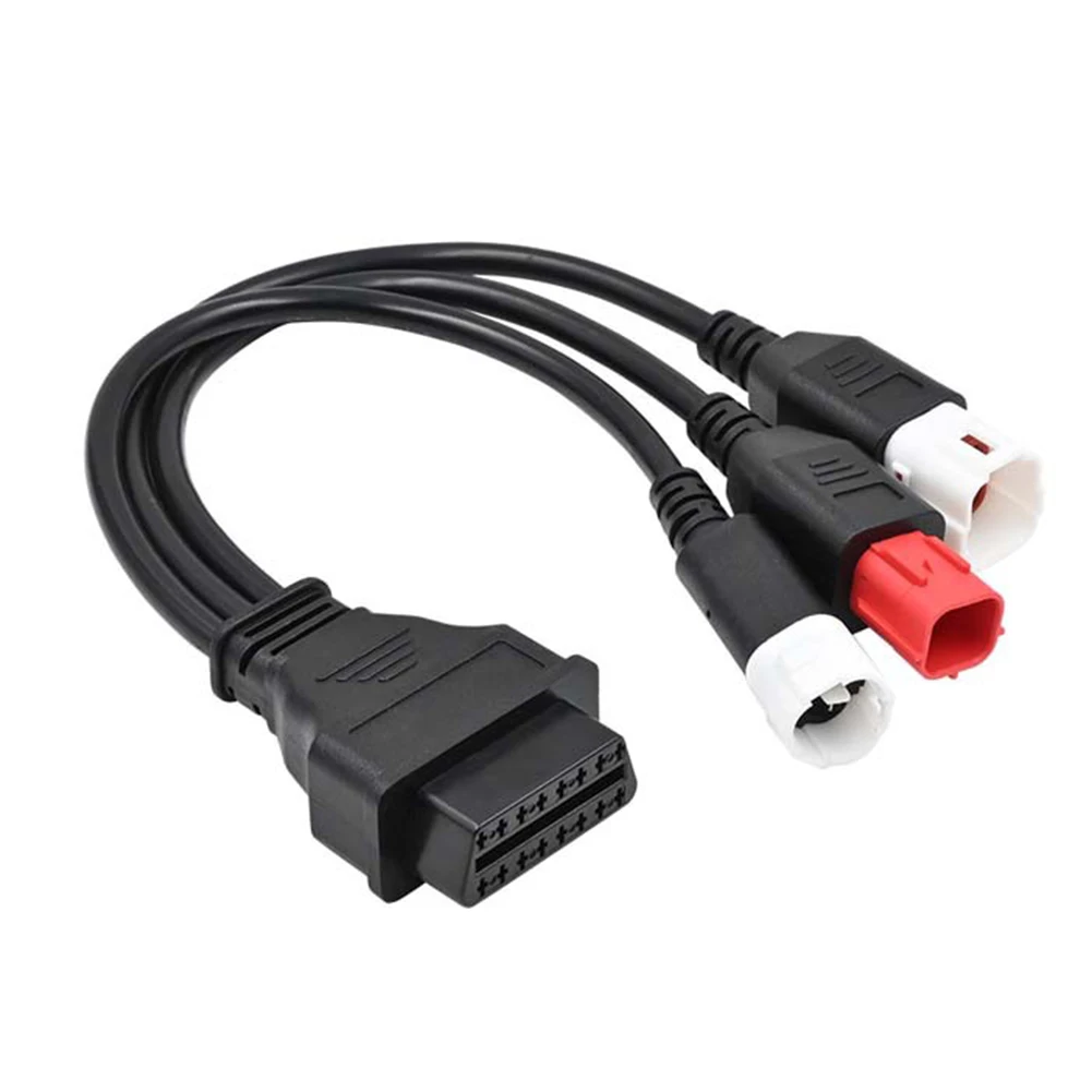

As Shown In The Figure OBD2 Cable Adapter Quick Installation Wear-resistant Material Adapter For Diagnostic Use Easy To Use