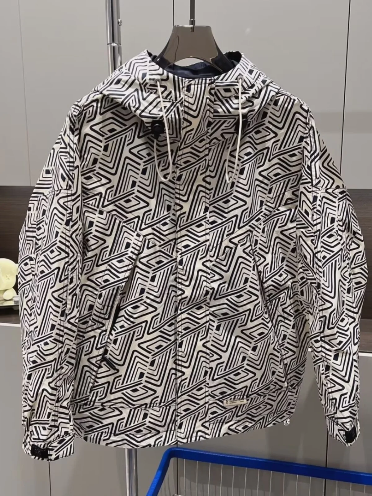 

Весенне-осенний джет с капюшоном и цветочным принтом, мужская модная рабочая одежда, повседневная одежда, молодежная универсальная верхняя одежда Sli