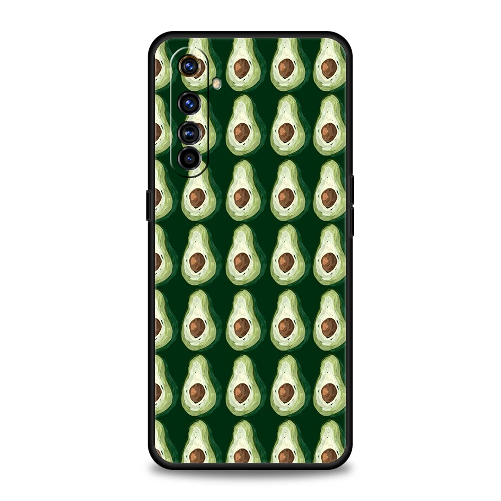 Avocado Phone Case for Oppo A17 A12 A57 A74 A16 Find X5 X6 A52 A53 A54 A15 Reno 6 Z 7 Pro A9 2020 5G Silicone Shell Capas Bags