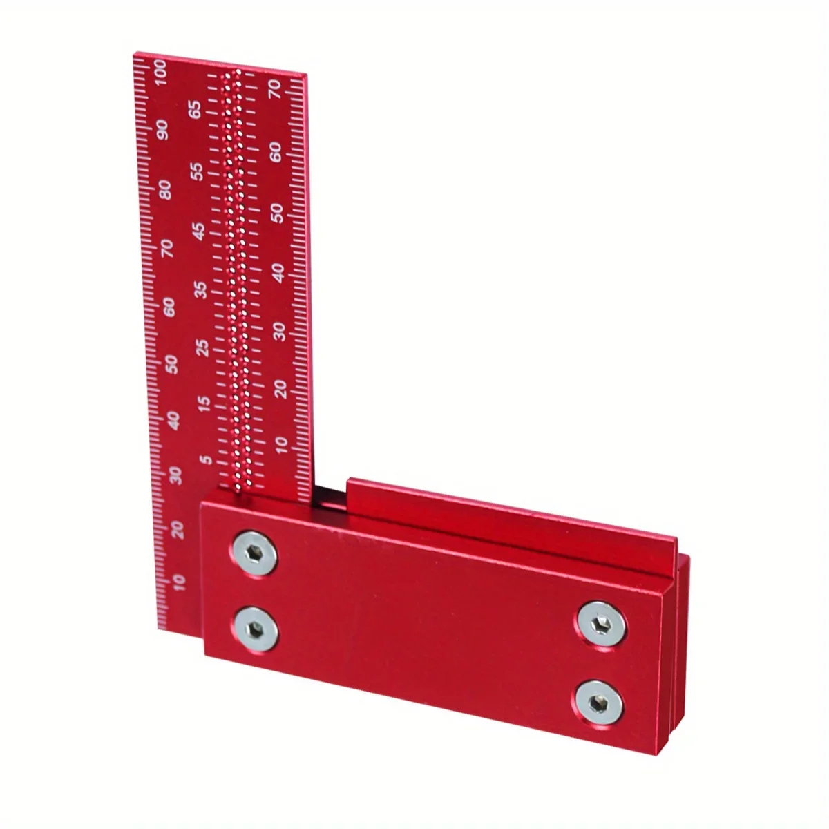 Woodworking Carpenter Square T-Type Cross Calibration Ruler Aluminum Scribing Marking Gauge Precision Height Measurement Tools