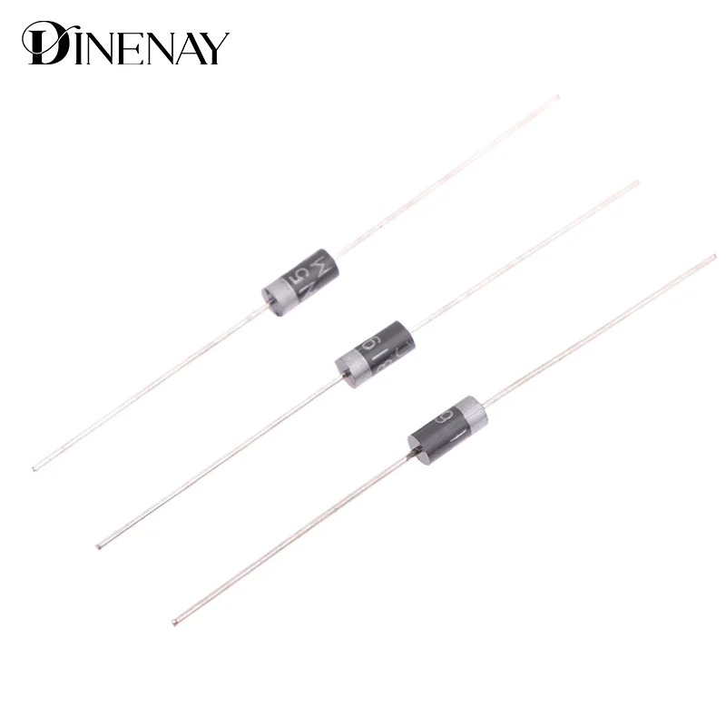 50Pcs Schottky Rectifier Diodes 1N5817 1N5819 Direct Insertion Schottky Diodes DO-41 1A 20V-40V IN5817 IN5819