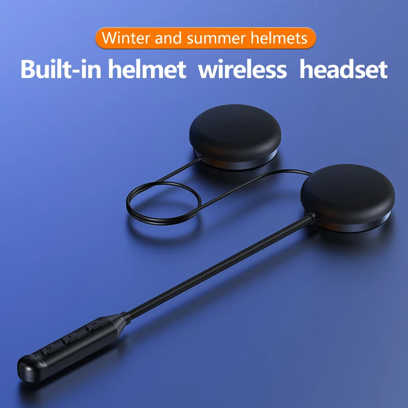 Motorcycle Helmet Bluetooth Headset AI Voice Long Battery Life Compact Design Non In Ear Riding Headset​