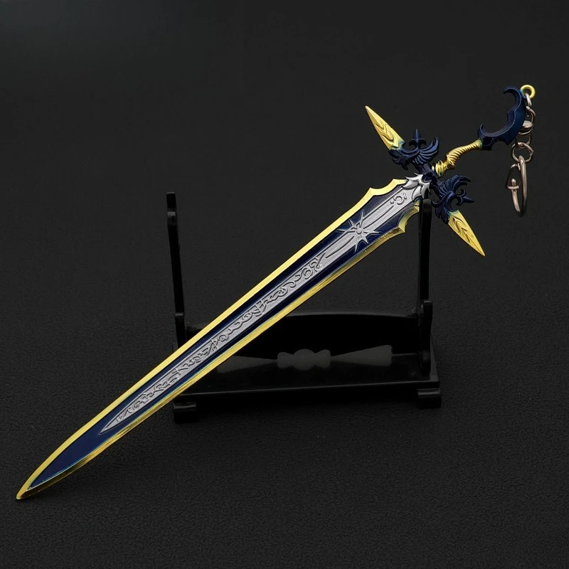 22 سنتيمتر الخيال أنيمي لعبة الطرفية Bahamut في نهاية المطاف أسلحة السيف نموذج تأثيري الدعامة المعادن الحرفية تحصيل الحلي هدية لعبة