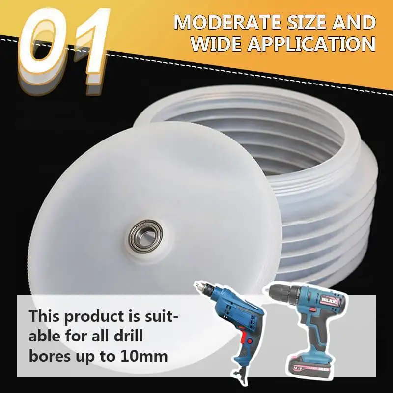 Electric Hammer Drill Dust Collector Hole Opener Dust Collector Cover Dustproof Hole Saw Drill Bit Cover Hand Tool Accessories
