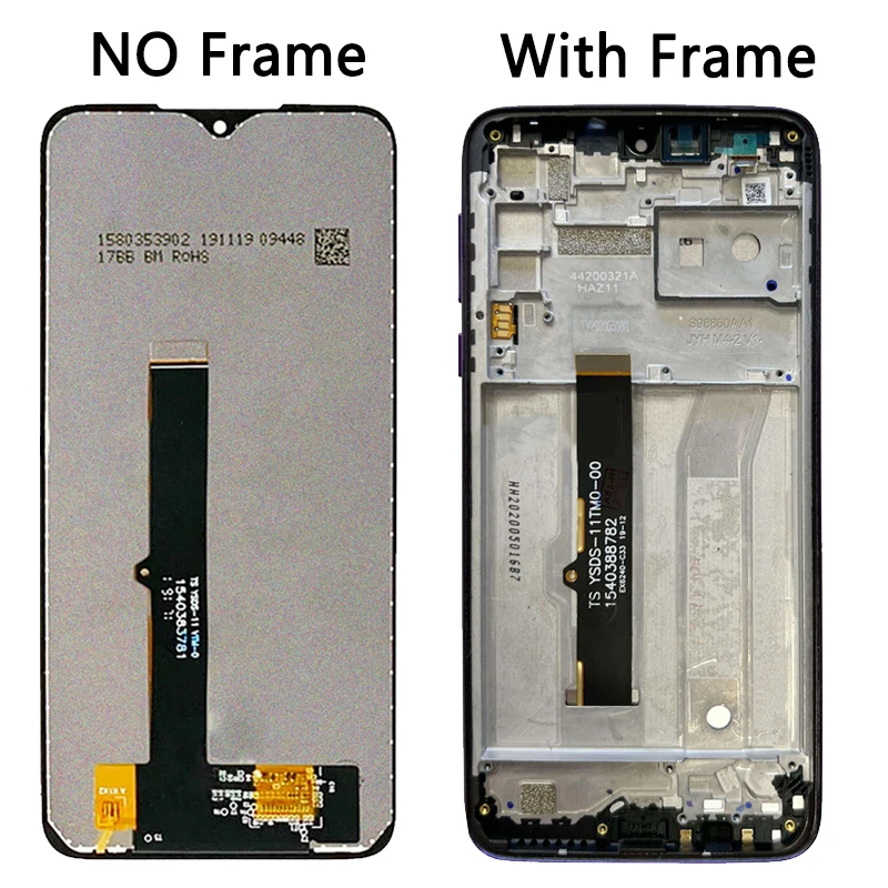 New For Motorola One Macro LCD Xt2016-2 Display Touch Screen Digitizer Assembly For Moto One Macro PAGS0005IN Replacement Part