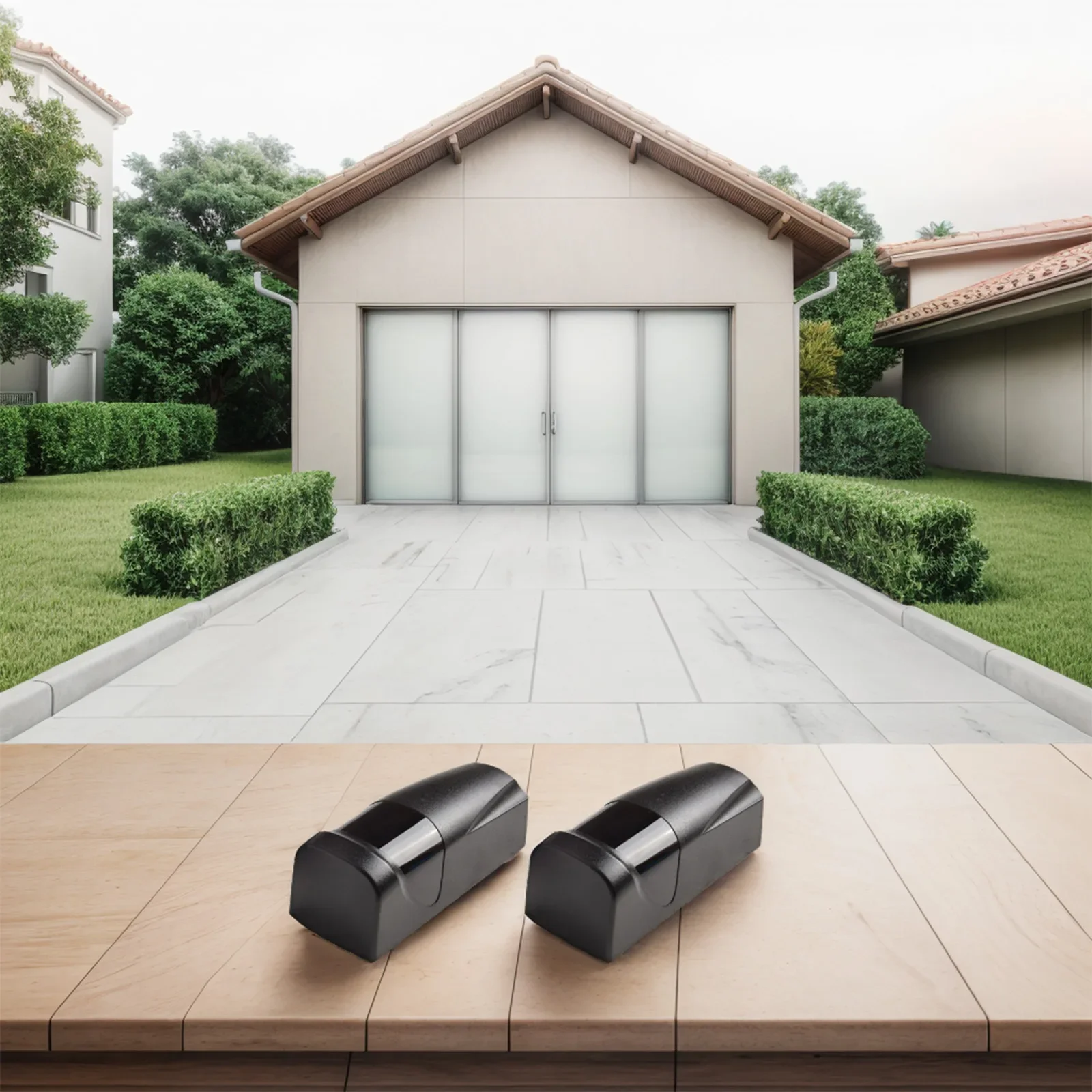 Convenient Infrared Safety Beam Photocell Detector for Garage Gate Door Guaranteed 5 15meters Detection Distance